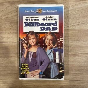 Y2K Girlhoodcore Warner Bros. VHS Mary Kate & Ashley Olson Billboard Dad